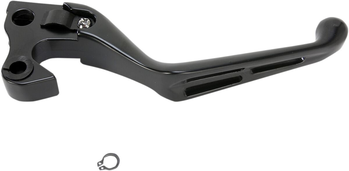CLUTCH LEVER SLOTTED WIDE BLADE MATT BLACK