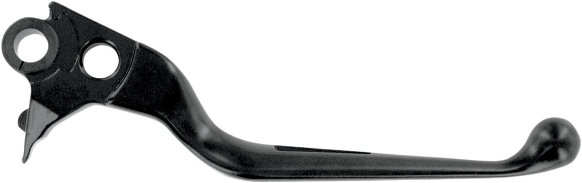 BRAKE LEVER SLOTTED WIDE BLADE BLACK