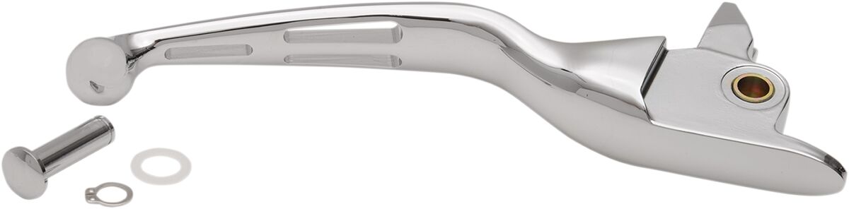 BRAKE LEVER SLOTTED WIDE BLADE CHROME