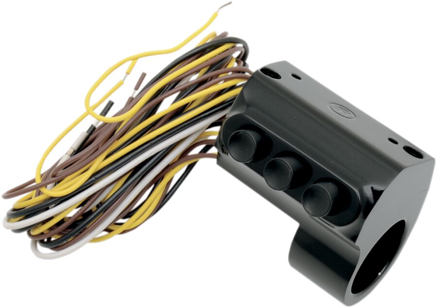BLACK ANODIZED THREE BUTTON LEFT (HYDRAULIC CLUTCH)
