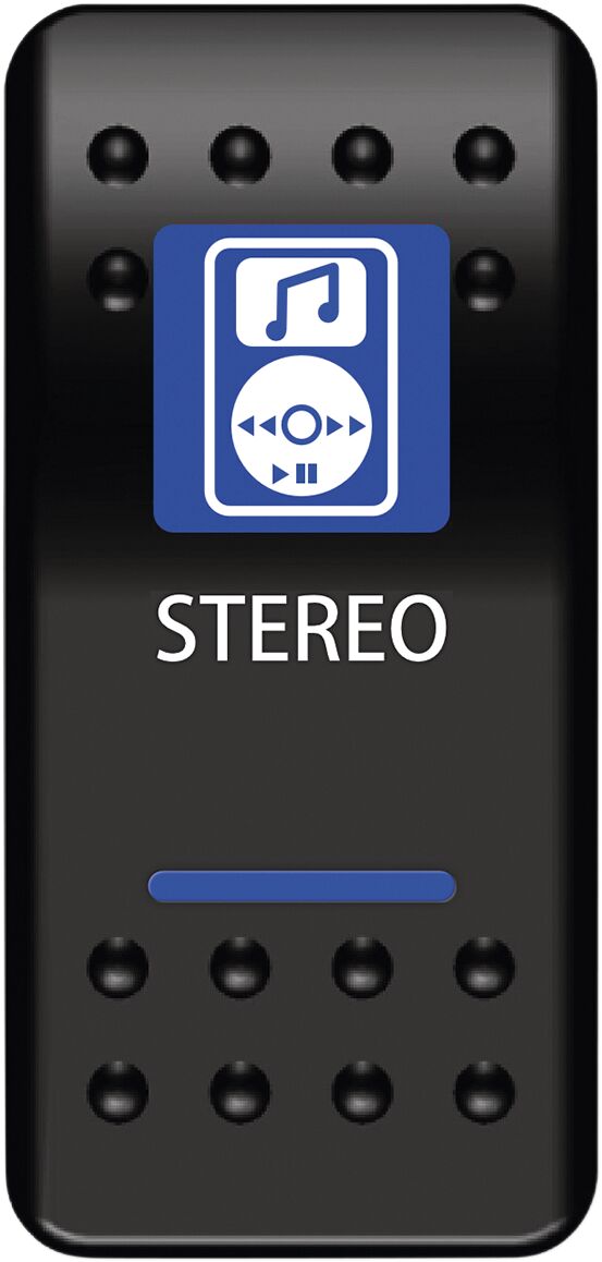 SWITCH ROCKER STEREO