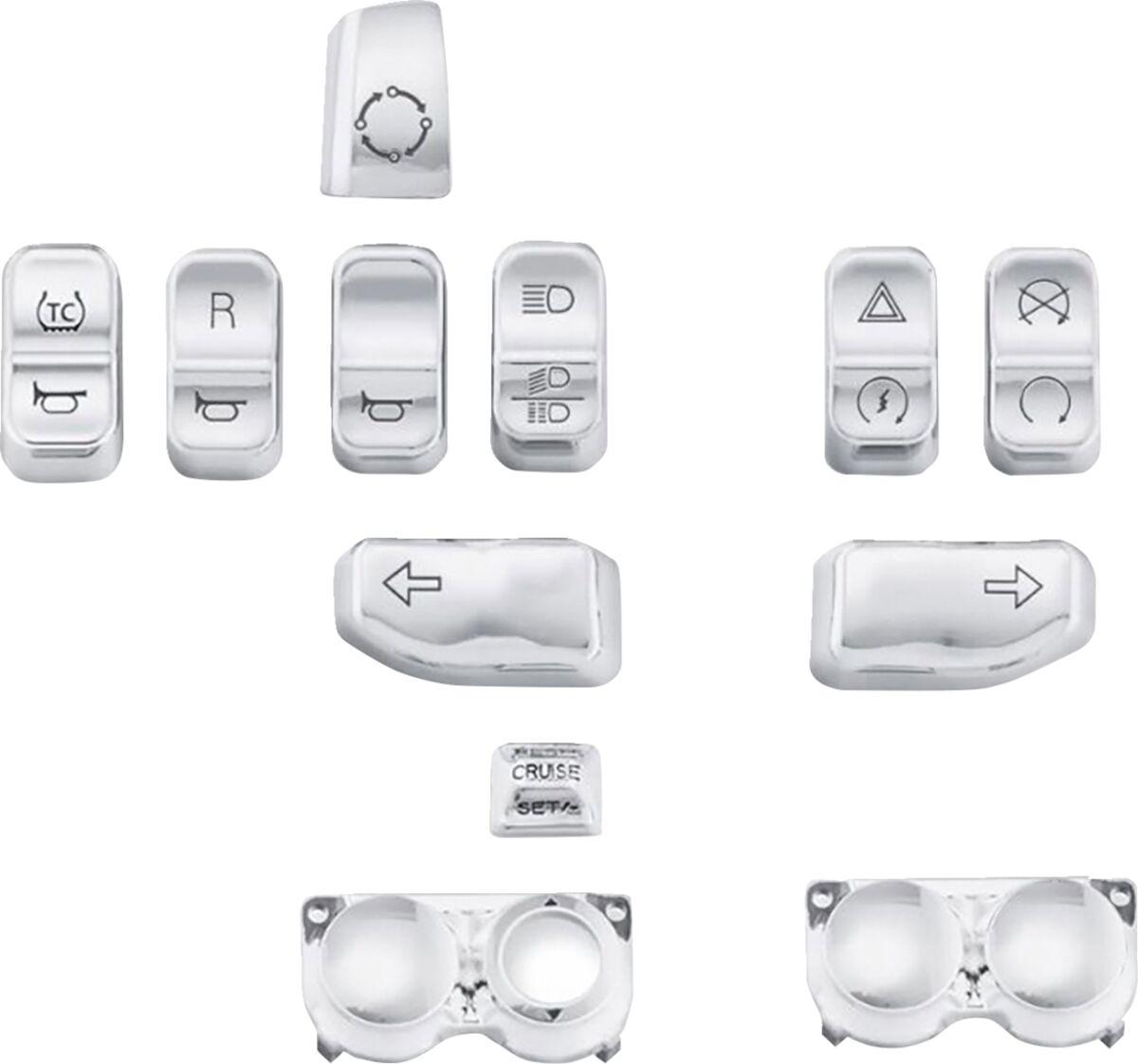 Switch Caps - Chrome