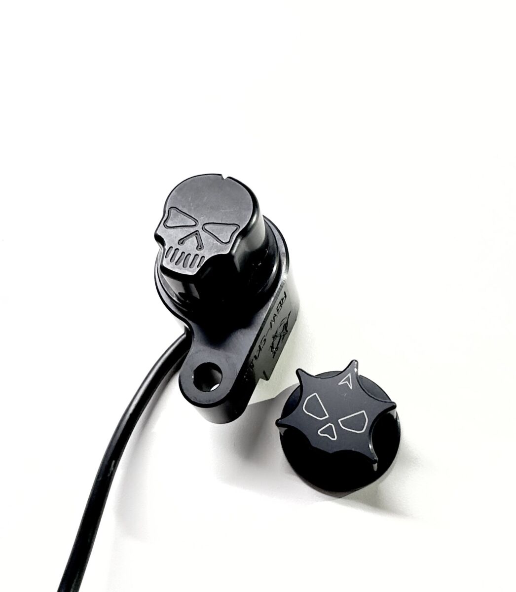 RBW SKULL - RIDING MODES - SOFTAIL/FLT M8 16-24 - BLACK
