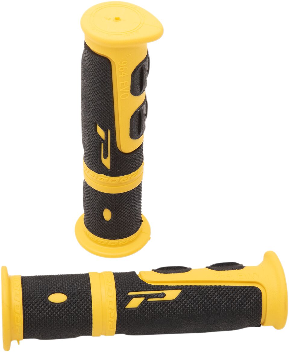 GRIPS DOUBLE DENSITY ATV 964 CLOSED END BLACK/YELLOW