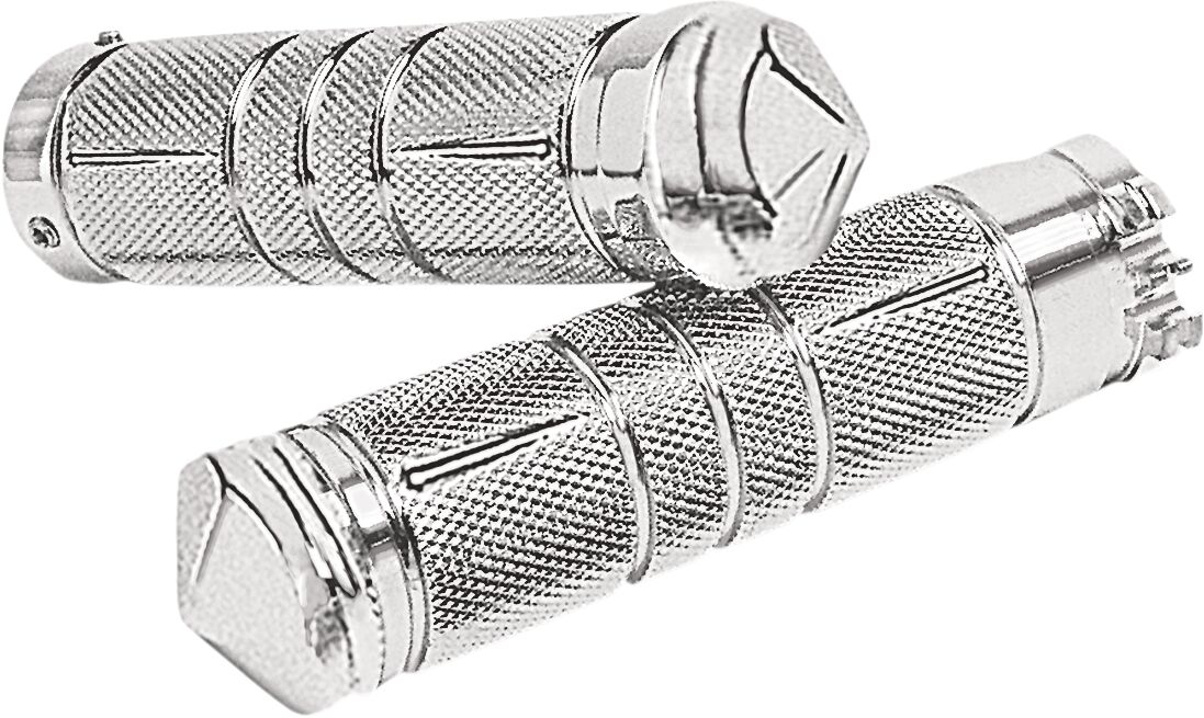 ACCUTRONIX GRIPS HANDLEBAR KNURLED DIAMOND 1" CHROME