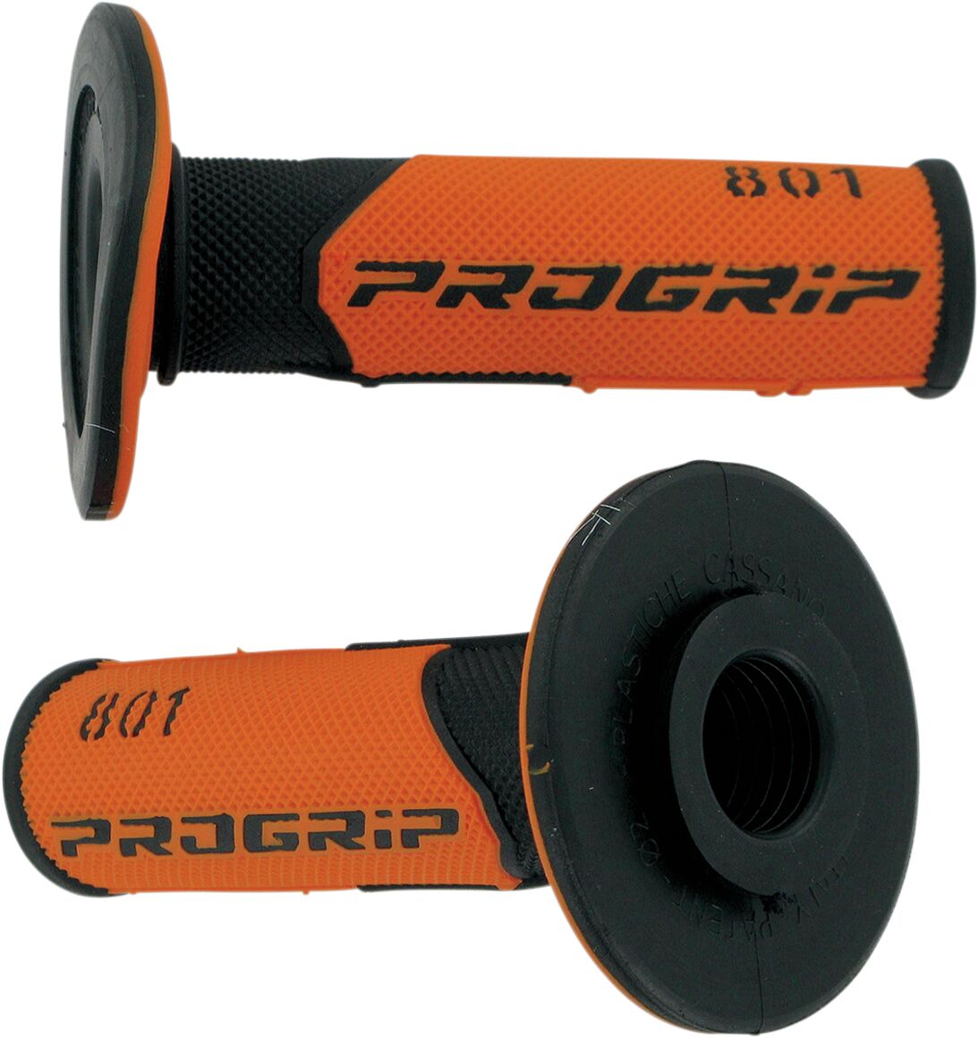 GRIPS DOUBLE DENSITY OFFROAD 801 CLOSED END BLACK/ORANGE