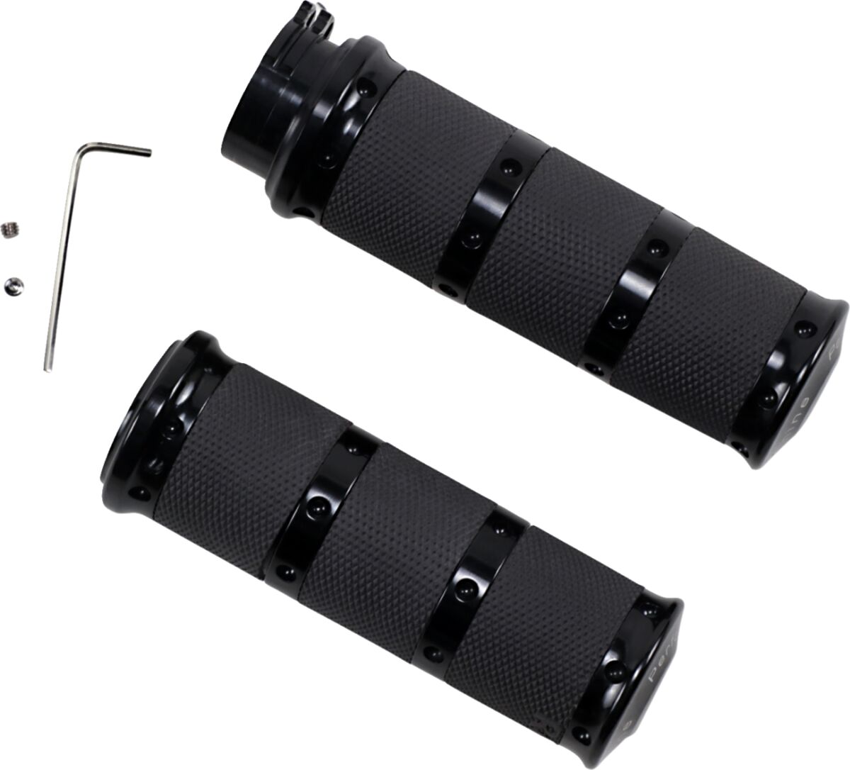 CONTOUR XL GRIPS   STANDARD THROTTLE (PAIR)   BLACK ANO.