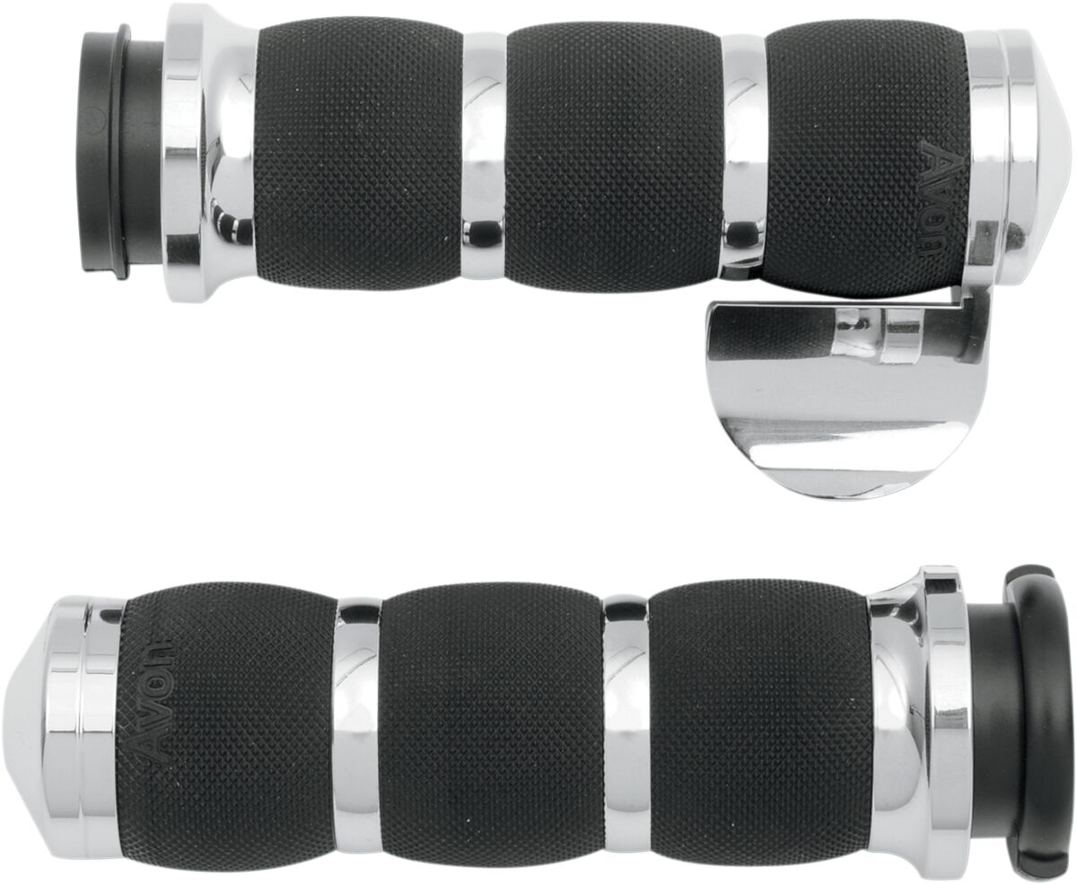 GRIPS AIR CUSHION CHROME THROTTLE-BY-WIRE WITH THROTTLE BOSS