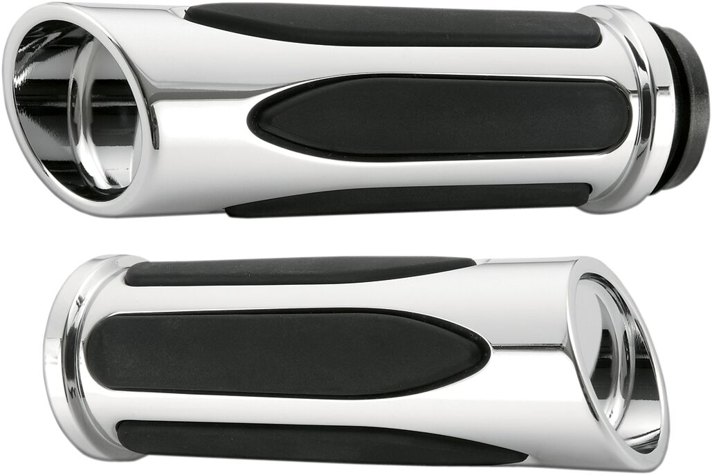 GRIPS DEEP CUT COMFORT THROTTLE BY CABLE CHROME