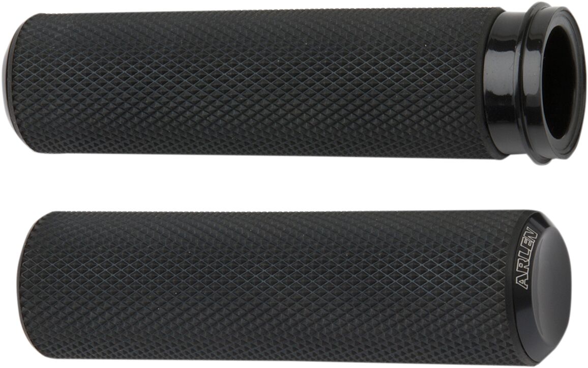 GRIPS KNURLED THROTTLE BY WIRE BLACK