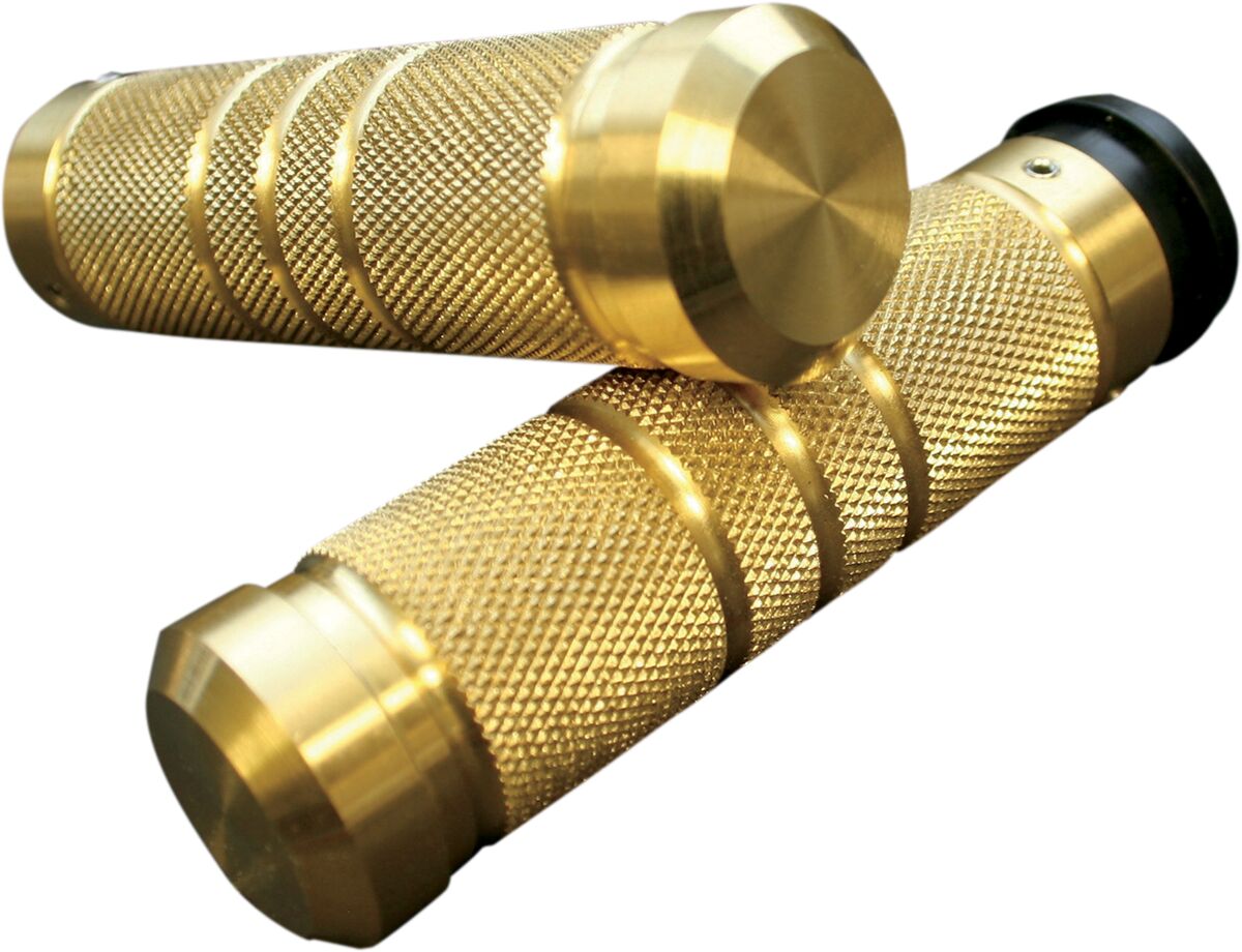 ACCUTRONIX GRIPS HANDLEBAR KNURLED GROOVED FLY-BY-WIRE BRASS