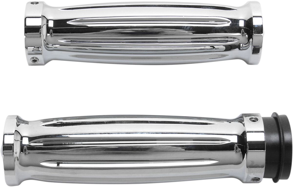 ACCUTRONIX GRIPS HANDLEBAR DIAMOND FLY-BY-WIRE CHROME
