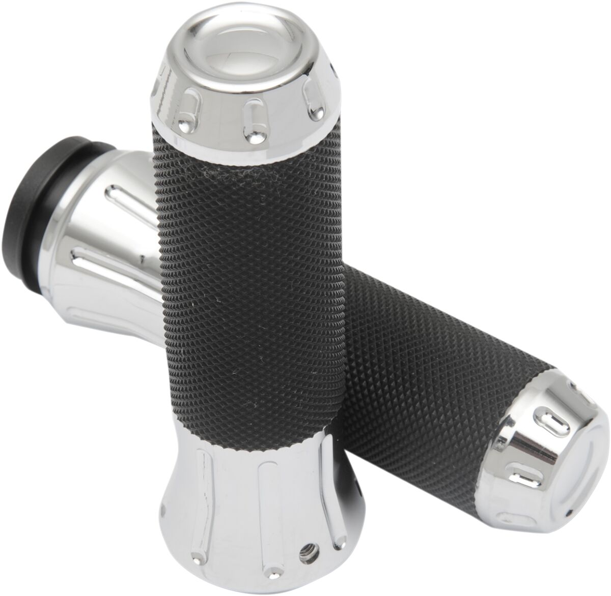 COBRA HAND GRIPS TBW WITH CHROME ENDS