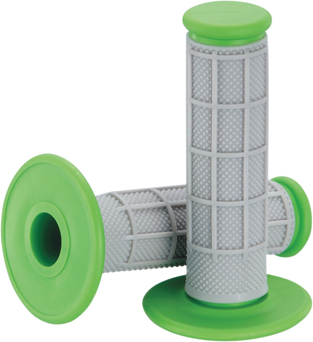 QUALIFIER™ HALF WAFFLE GRIPS GRAY/GREEN