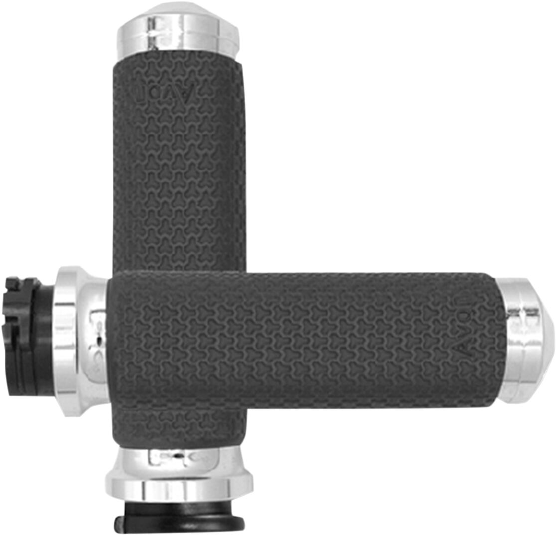 GRIPS MEMORY FOAM ROUND CHROME MEDIUM PUSH PULL