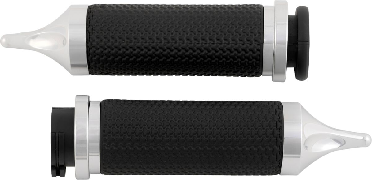 GRIPS MEMORY FOAM SPIKE LARGE PUSH PULL CHROME