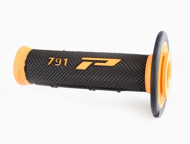 GRIPS DOUBLE DENSITY OFFROAD 791 CLOSED END BLACK/ORANGE