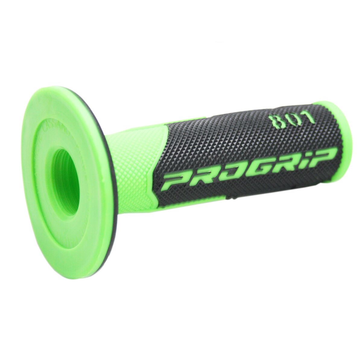GRIPS DOUBLE DENSITY OFFROAD 801 CLOSED END BLACK/FLUO GREEN