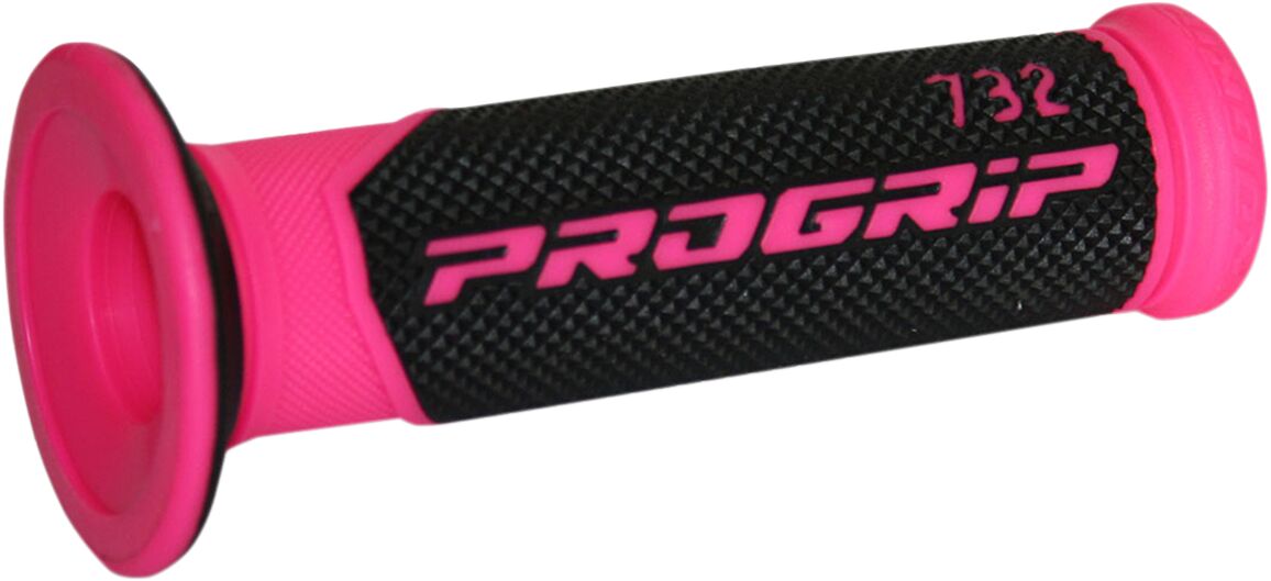 GRIPS DOUBLE DENSITY ROAD 732 CLOSED END BLACK/FLUO PINK