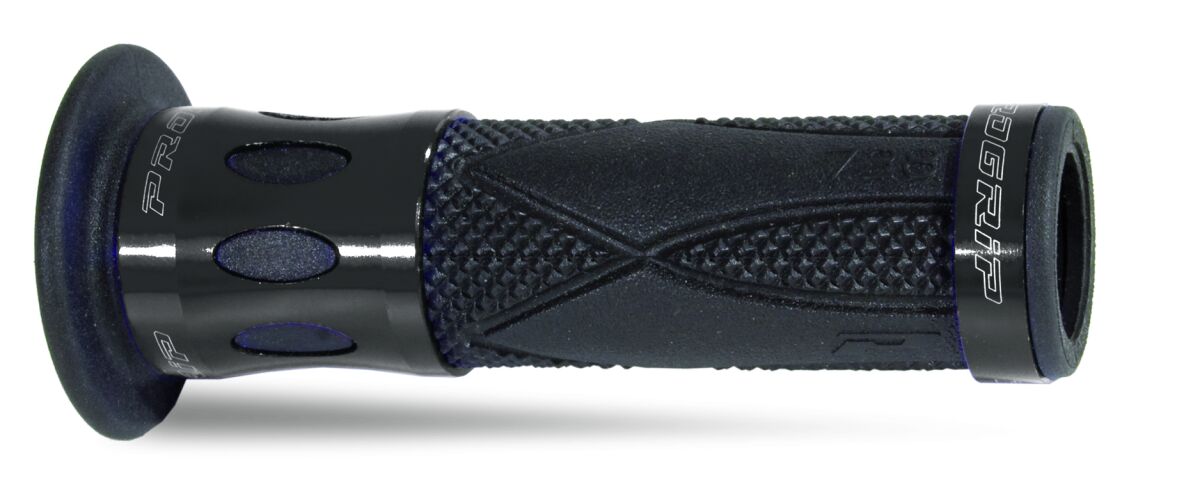 GRIPS SINGLE DENSITY ROAD 728 CLOSED END BLACK ANODIZED ALU