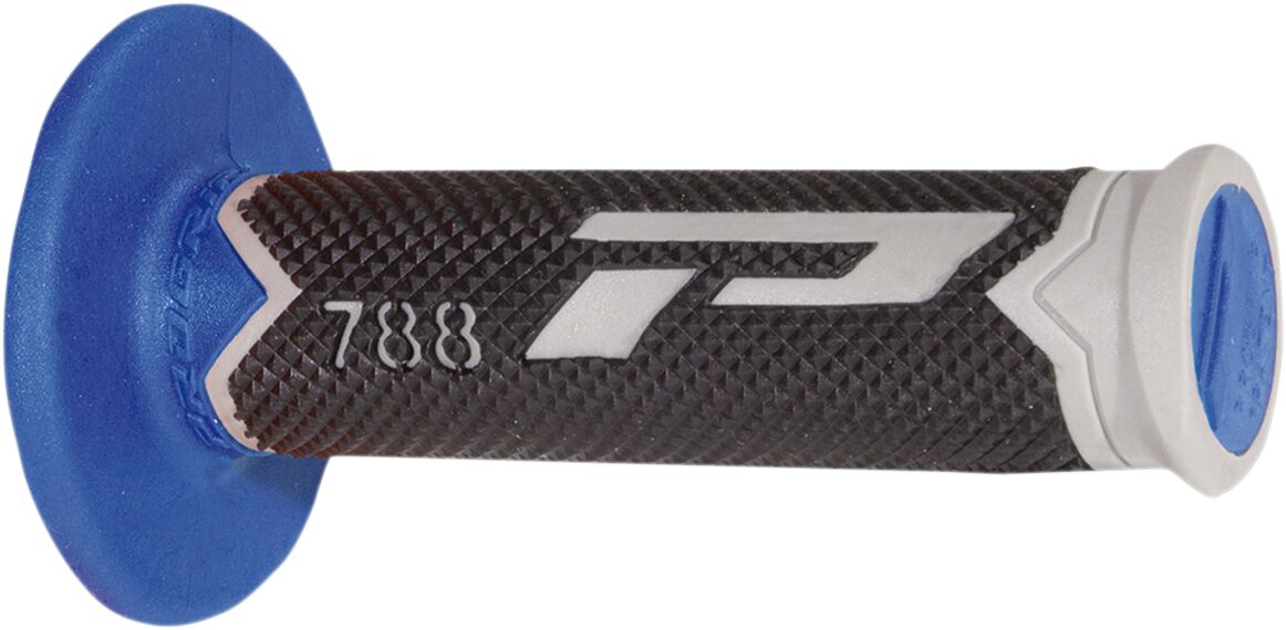 GRIPS TRIPLE DENSITY OFFROAD 788 CLOSED END GRAY/TM BLUE/BLACK