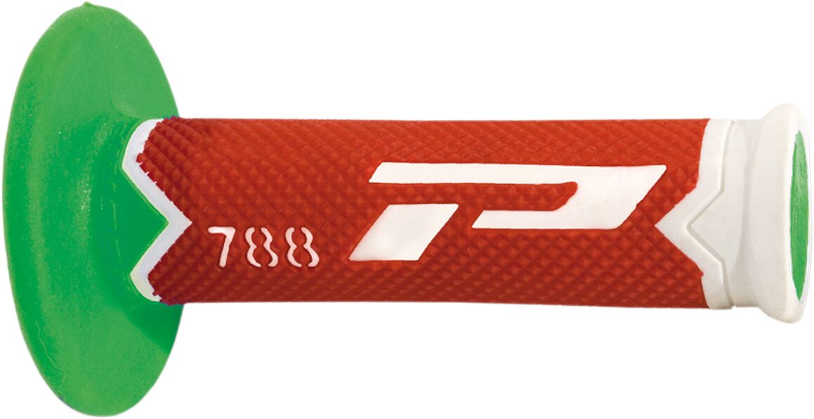 GRIPS TRIPLE DENSITY OFFROAD 788 CLOSED END WHITE/RED/GREEN