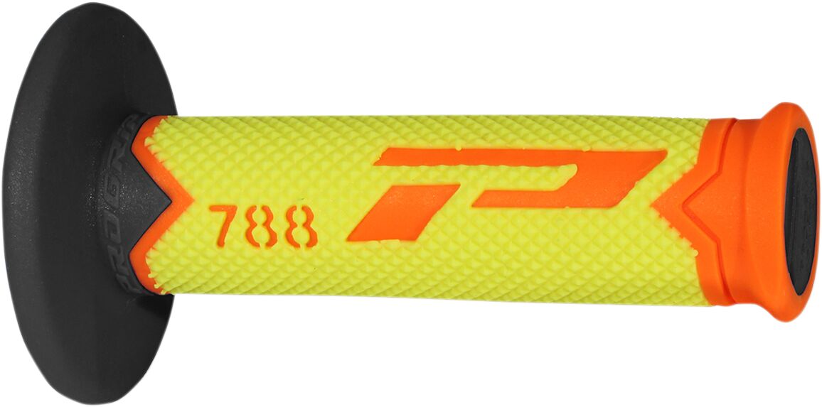 GRIPS TRIPLE DENSITY OFFROAD 788 CLOSED END FLUO ORANGE/FLUO YELLOW/BLACK