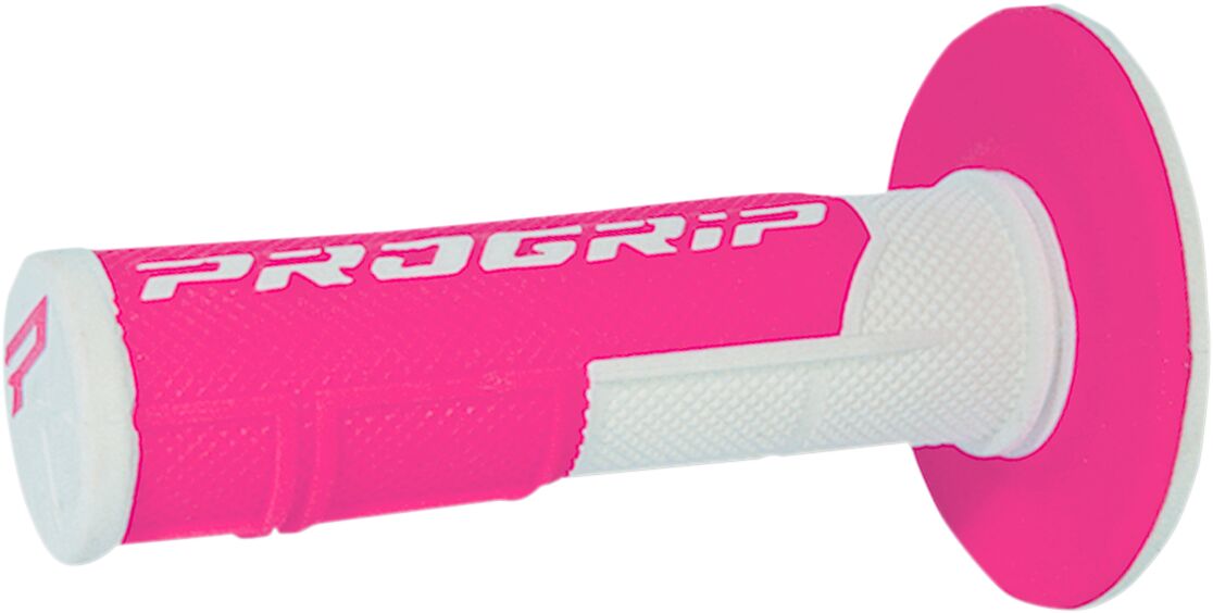 GRIPS DOUBLE DENSITY OFFROAD 801 CLOSED END WHITE/FLUO PINK