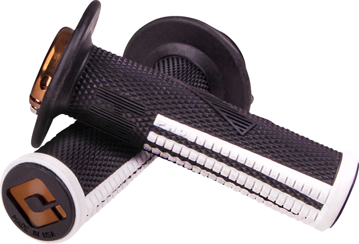 EMIG PRO V2 LOCK-ON SOFT GRIP BLACK/WHITE