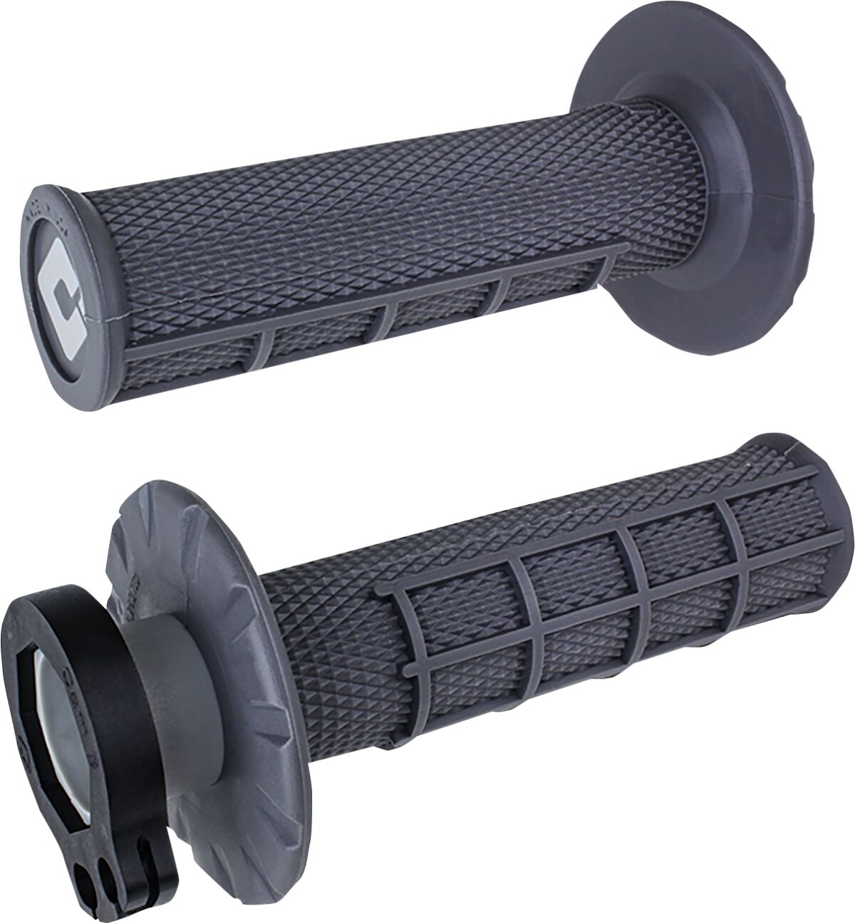 MX V2 LOCK-ON HALF-WAFFLE GRIP GRAPHITE