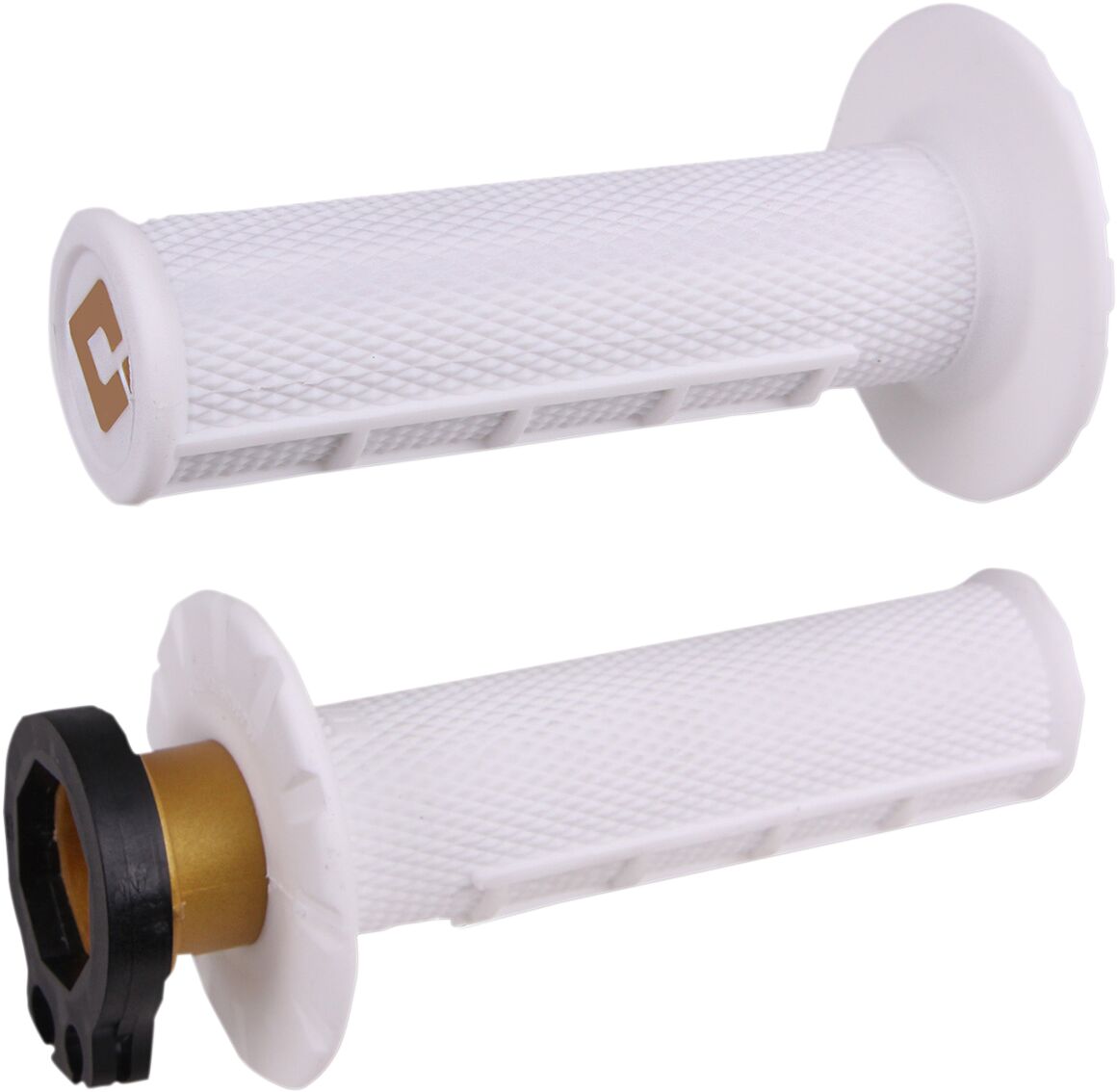 MX V2 LOCK-ON HALF-WAFFLE PRO SOFT GRIP WHITE