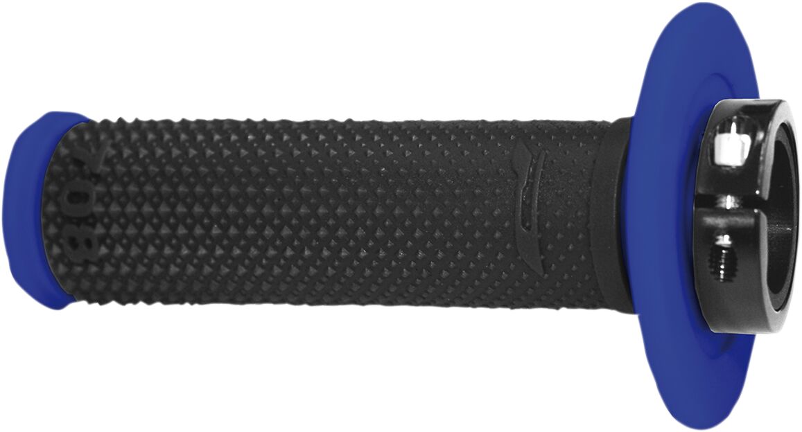 708 OFFROAD SINGLE DENSITY LOCK ON GRIPS BLUE/BLACK