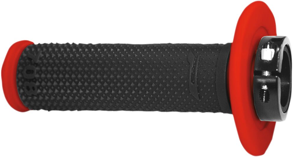 708 OFFROAD SINGLE DENSITY LOCK ON GRIPS RED/BLACK