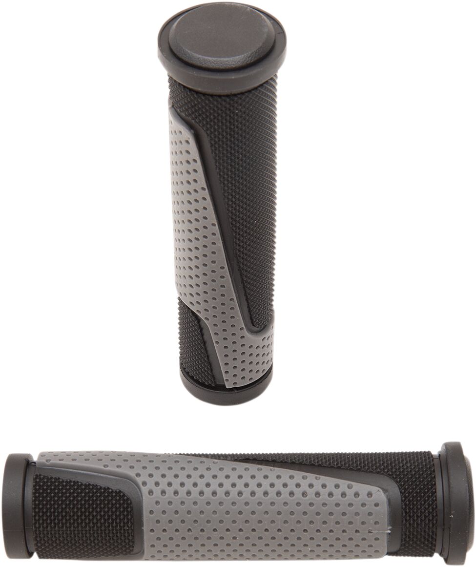 807 ATV/MTB DOUBLE DENSITY GRIPS OPEN END BLACK/GRAY