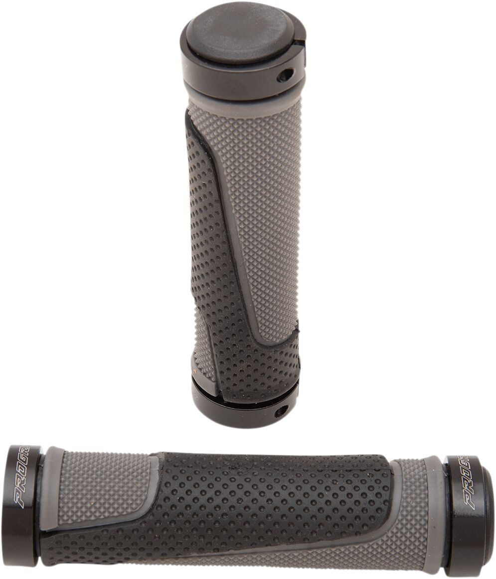 997 ATV/MTB LOCK ON DOUBLE DENSITY GRIPS OPEN END GRAY/BLACK