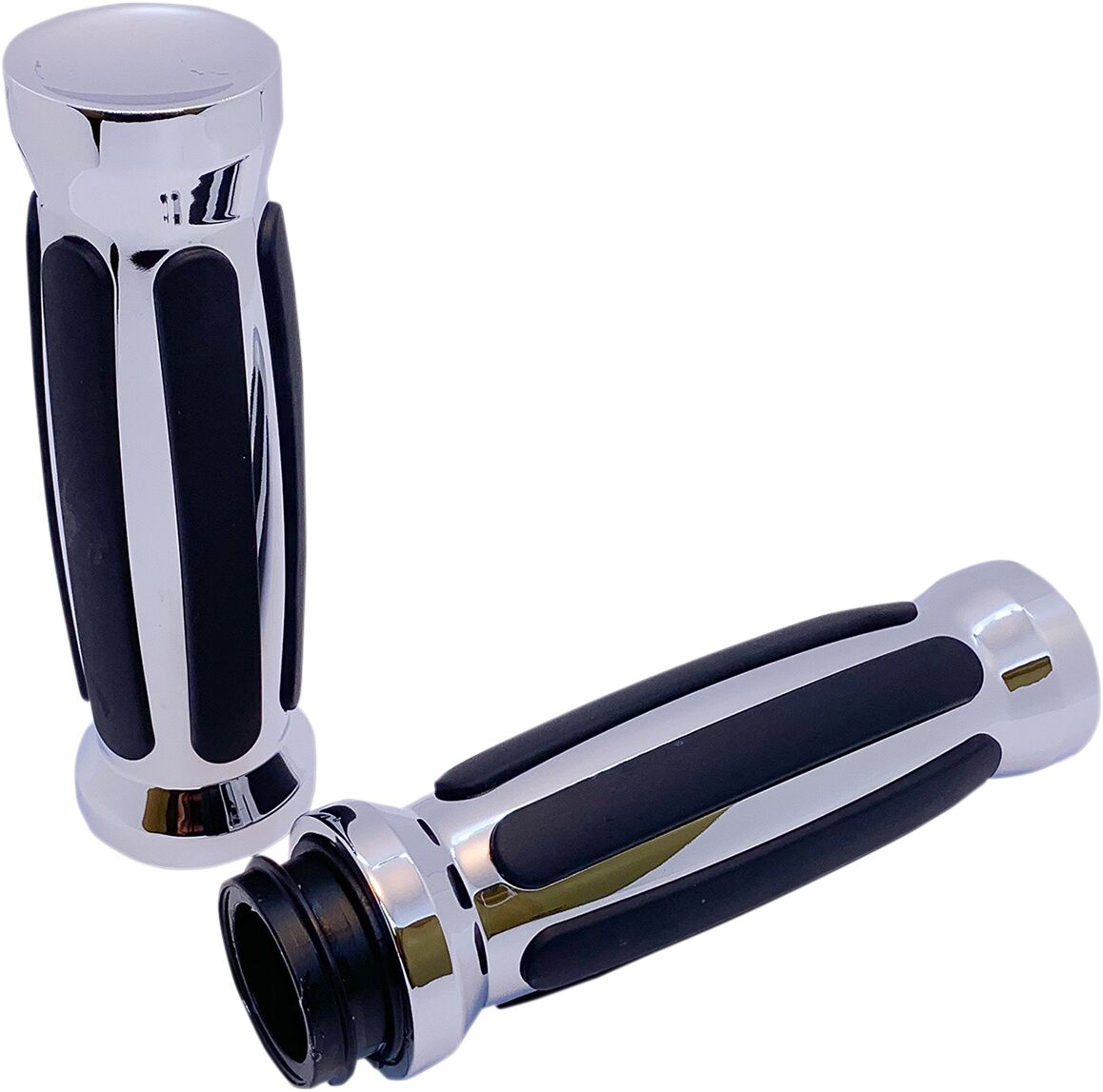 GRIP STRAIGHT RUB,CHR,TBW