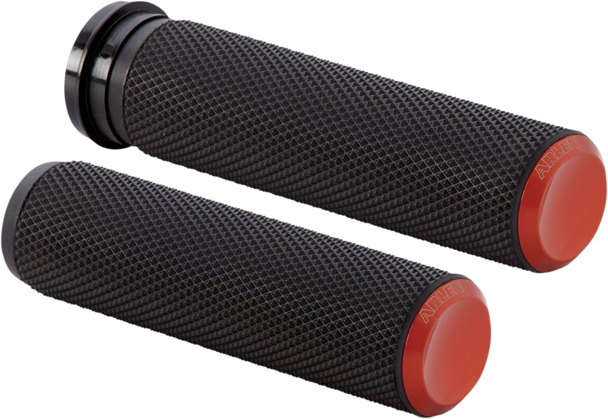 Orange Knurled Grips for Cable