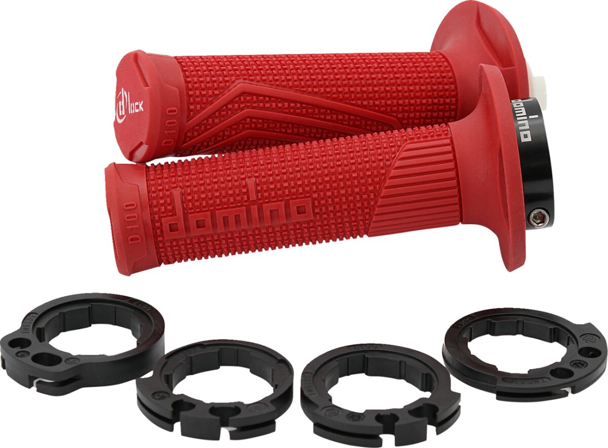 Grips - D100 - Lock-On - Red