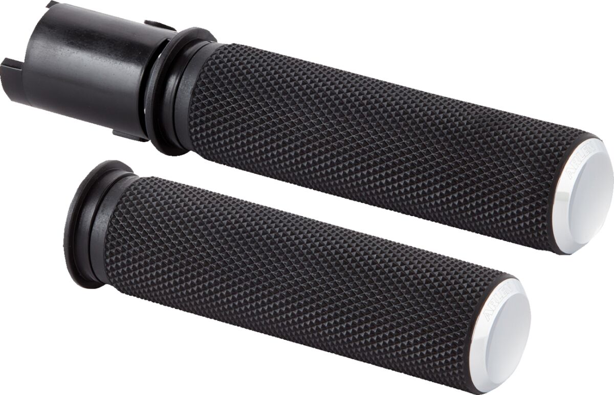 Grips - Knurled - TBW - Chrome