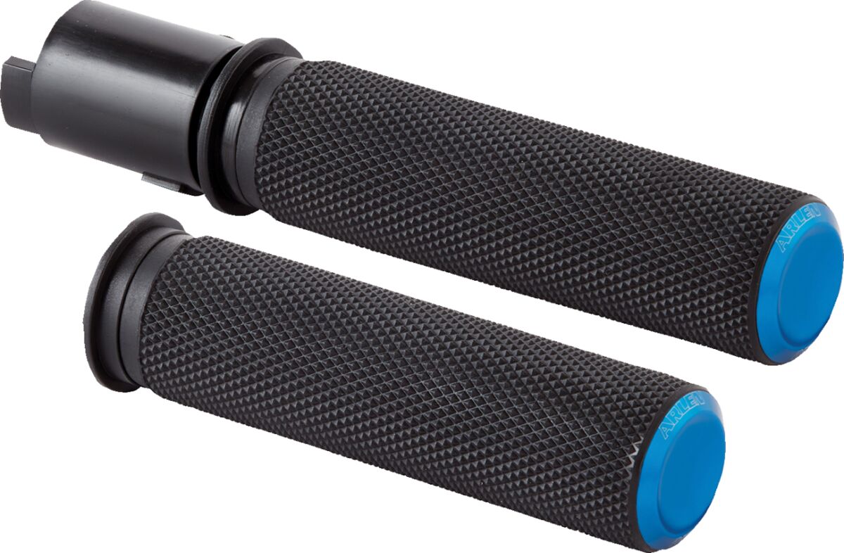 Grips - Knurled - TBW - Blue