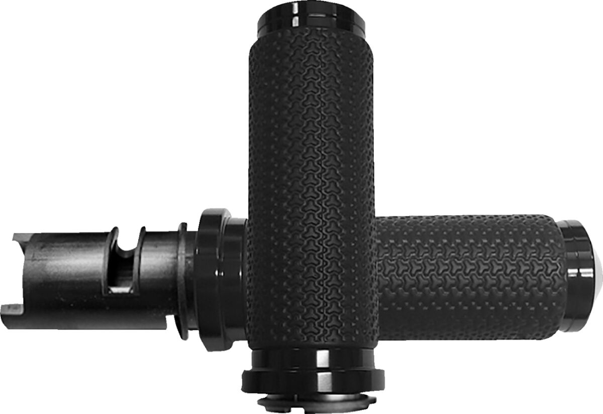 GRIPS MEMORY FOAM LARGE BLACK ANODIZED TBW