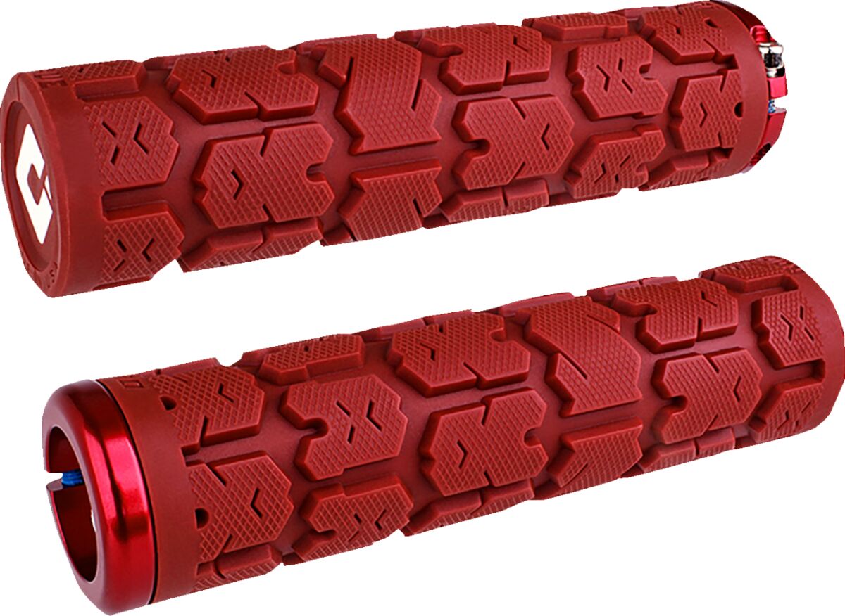 GRIPS ROGUE V2.1 LOCK ON PWC DARK RED/RED