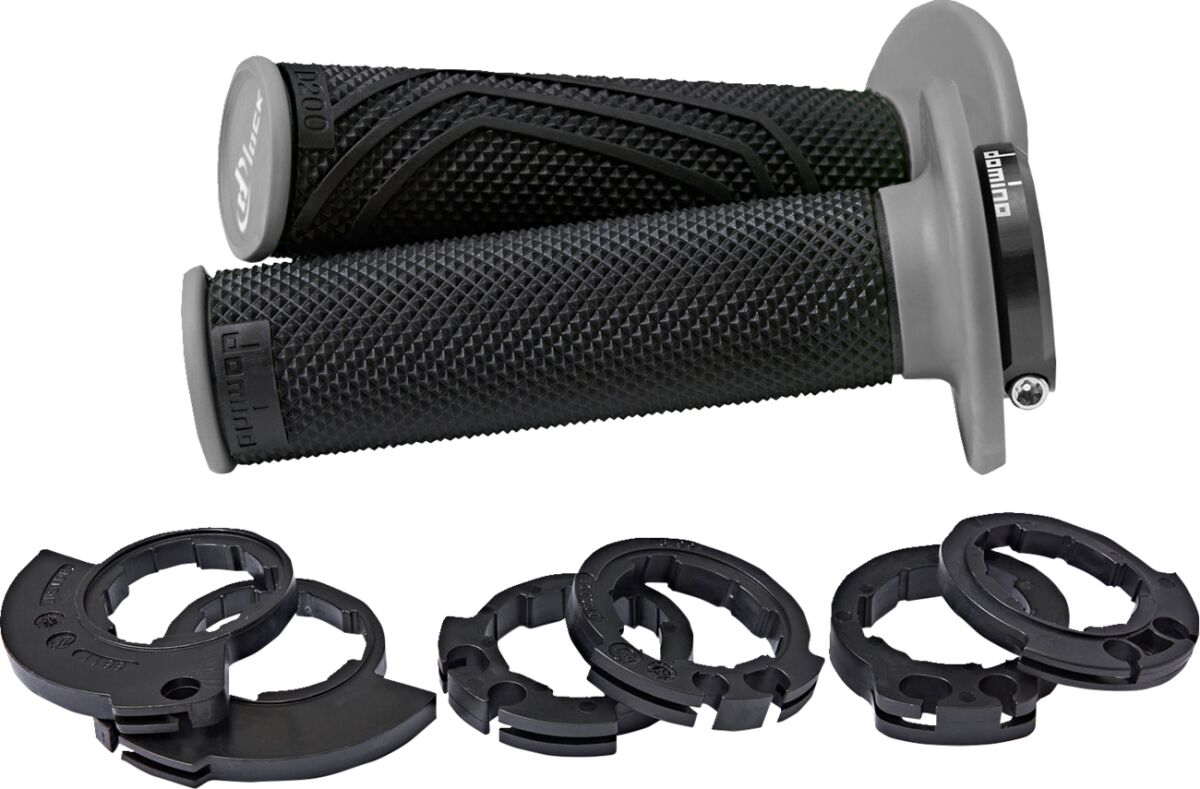 D200 Lock-On Grips - Black/Gray