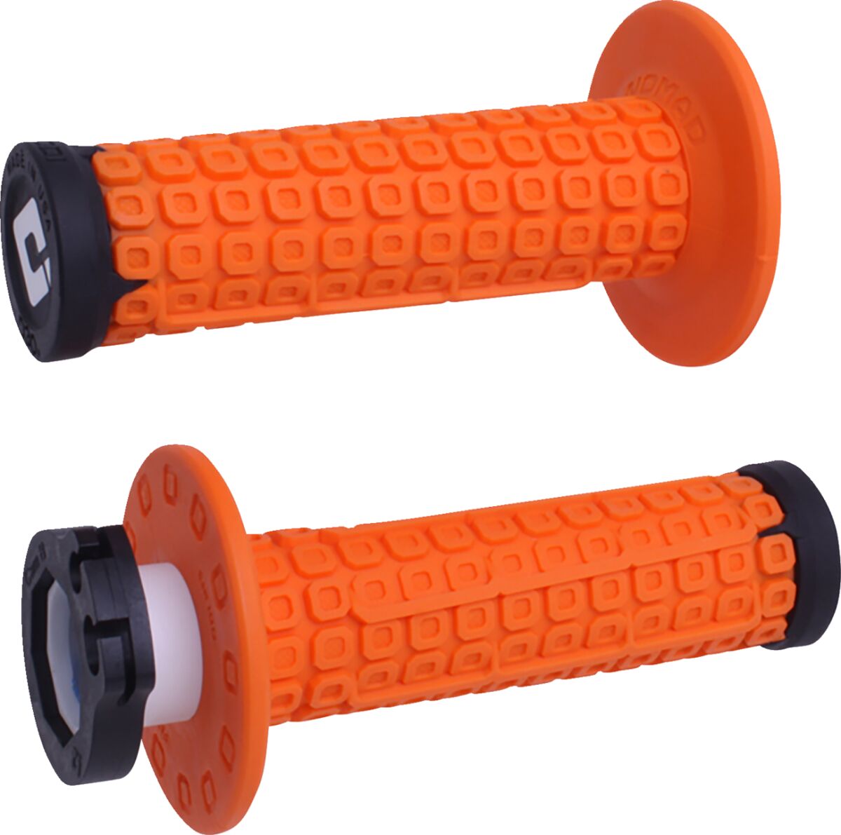 Nomad Lock-On Grips - Off-Road - Orange/Black/Black