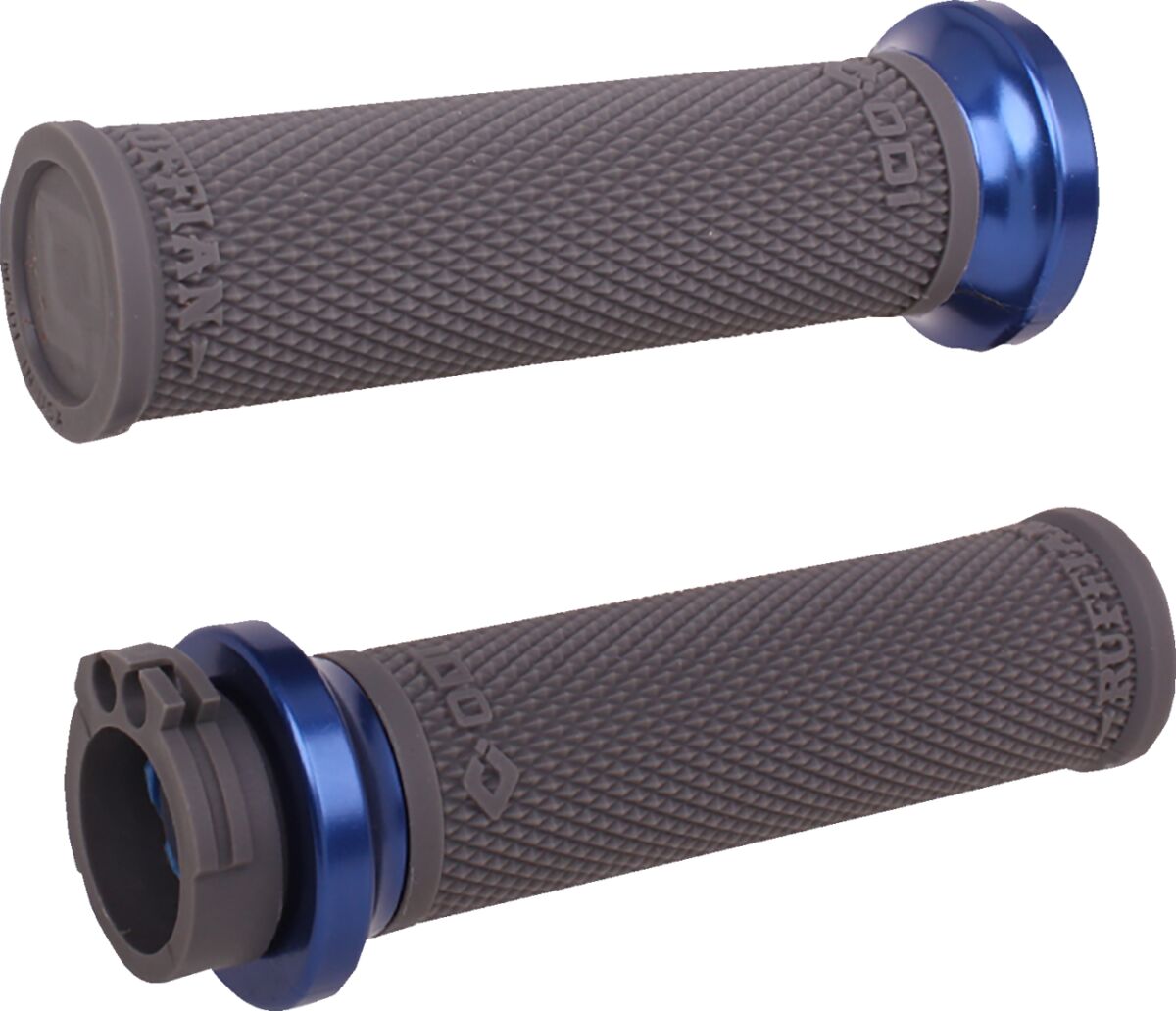 GRIPS RUFFIAN LOCK ON HD CABLE BLK/ANO BLUE