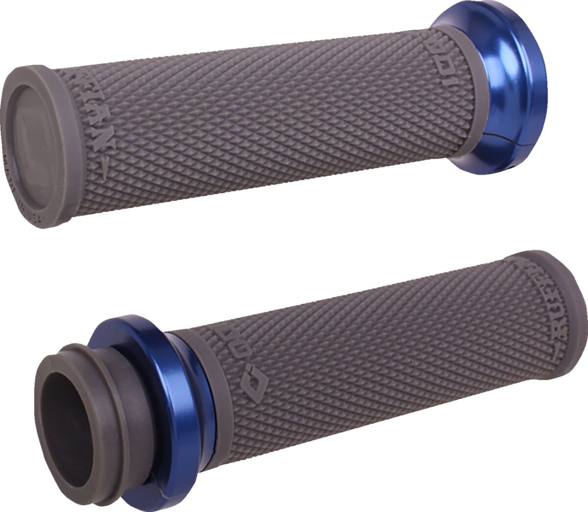 GRIPS RUFFIAN LOCK ON HD TBW BLK/ANO BLUE
