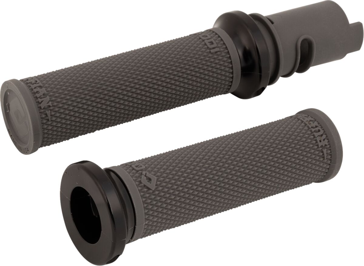Ruffian Lock-On Street Grips - CVO - Graphite/Black