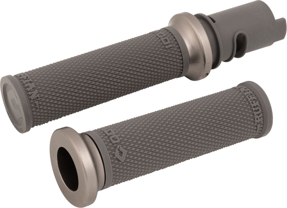 Ruffian Lock-On Street Grips - CVO - Graphite/Gunmetal