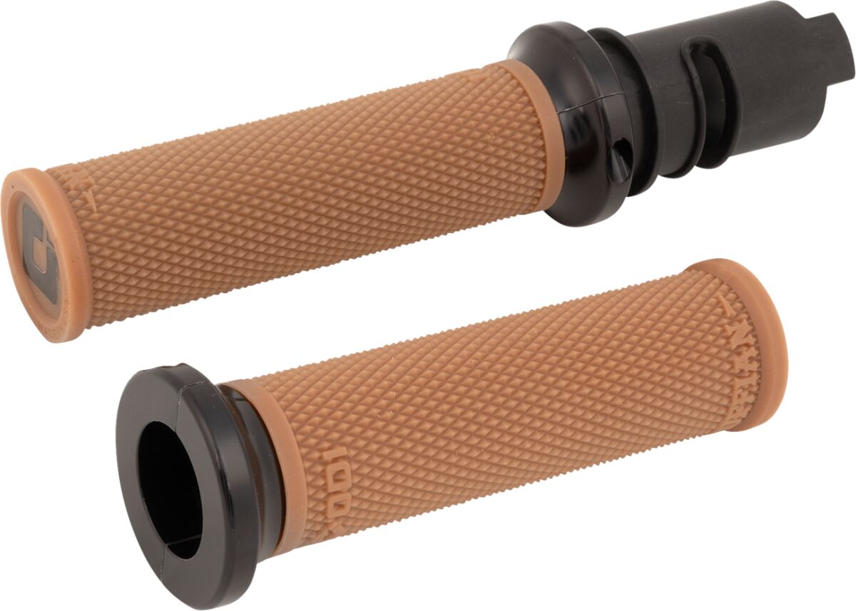 Ruffian Lock-On Street Grips - CVO - Gum Rubber/Black