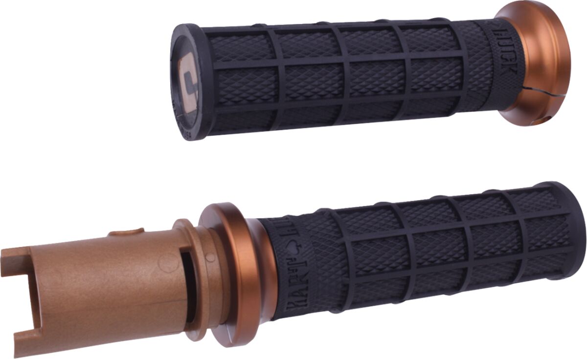 Hart-Luck Signature V-Twin Lock-On™ Grips - CVO - Black/Bronze